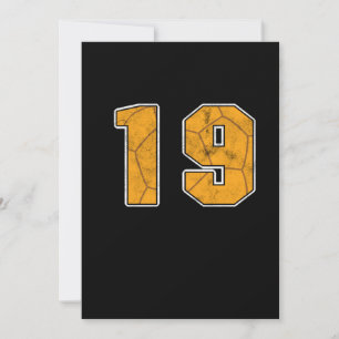 Handball 19:e födelsedagshälsgåva inbjudningar