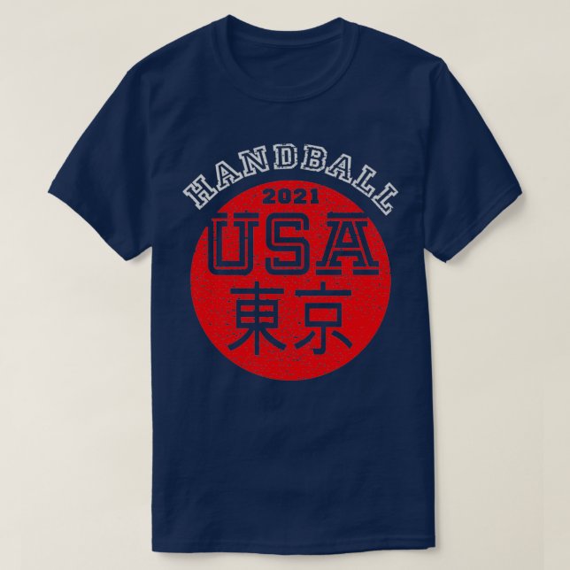Handball 2021 USA T Shirt (Design framsida)