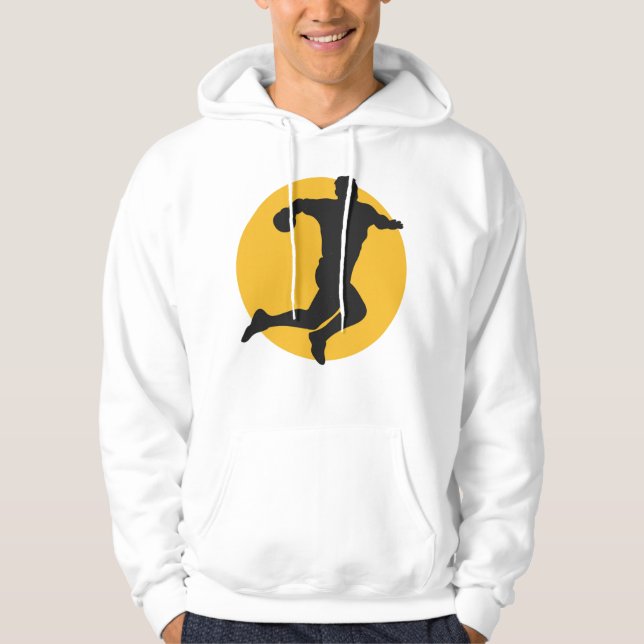 Handball älskare, handboll hoodie (Framsida)