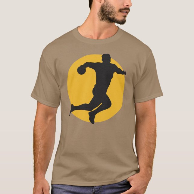 Handball älskare, handboll t shirt (Framsida)