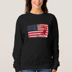 Handball American Flagga American Patriot Sp T Shirt