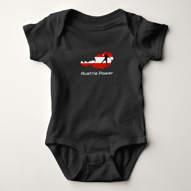 Handball - Austria Power Austria Shirt T (Framsida)