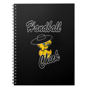 Handball-Chick nr 4 Anteckningsbok Med Spiral