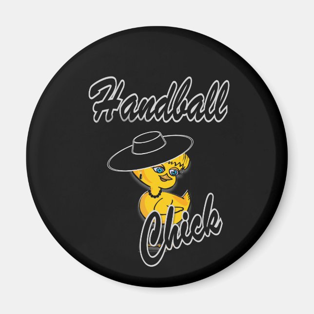 Handball-Chick nr 4 Magnet (Framsidan)