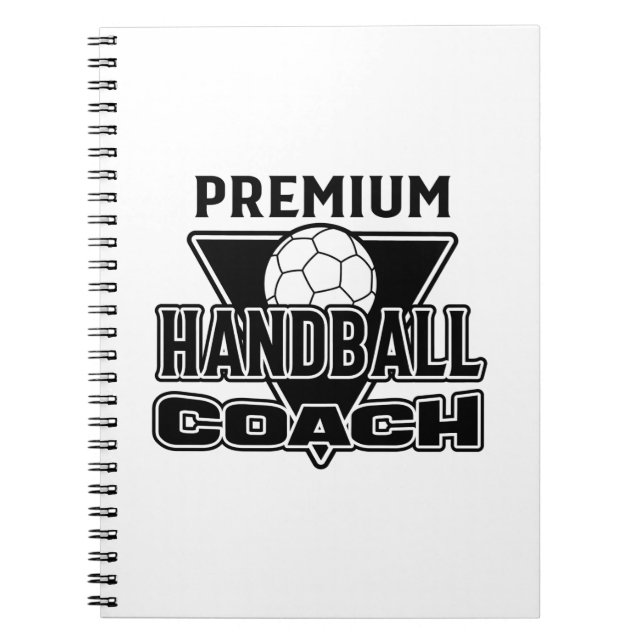 Handball Coach Anteckningsbok (Framsidan)
