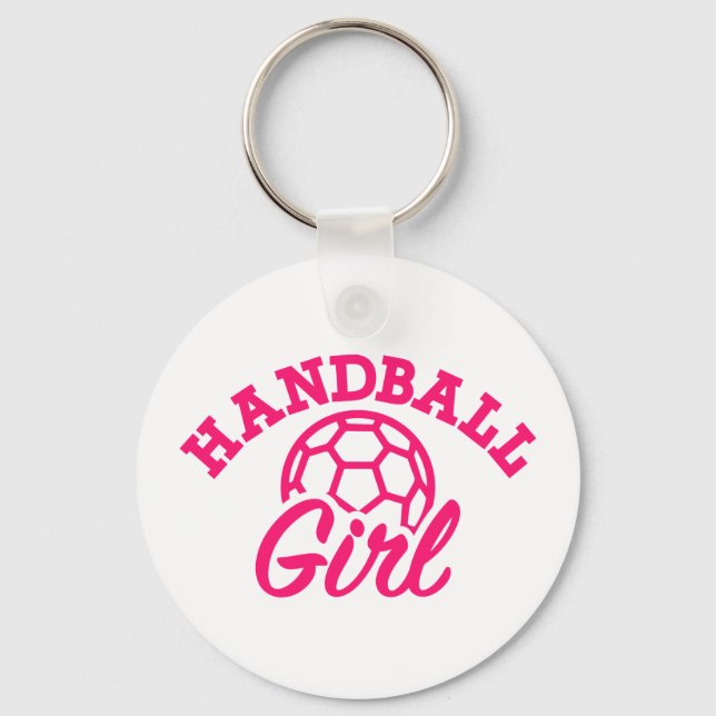 Handball-flicka Nyckelring (Framsida)