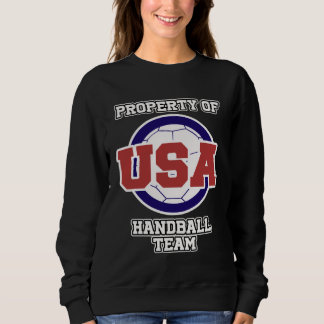 Handball  for Sports Fans Property of USA Handball T Shirt