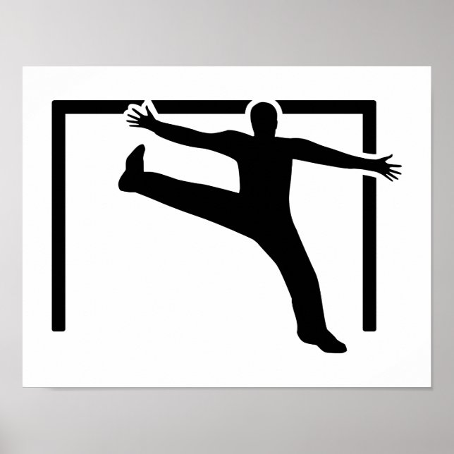 Handball goalkeeper poster (Framsidan)