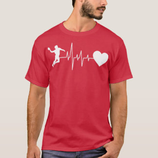 Handball Handball Player-pulsslag 1 T Shirt