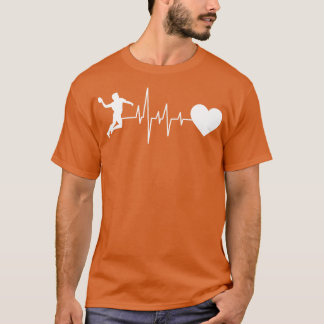 Handball Handball Player-pulsslag 1 T Shirt