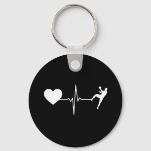 Handball Handball Player-pulsslag Nyckelring