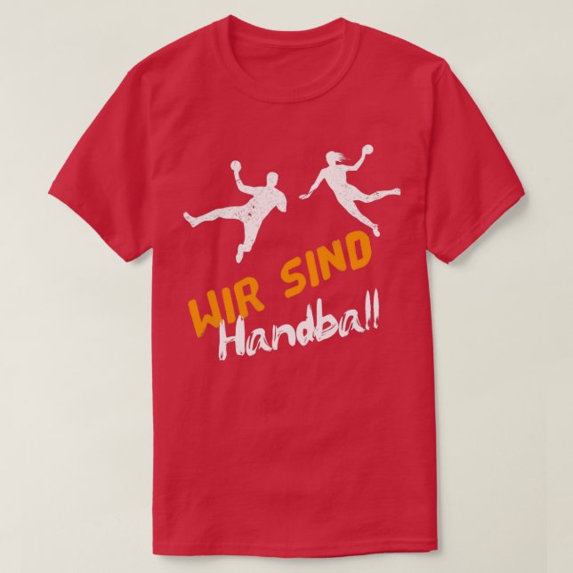 Handball Handballerin Handballerin Teamsport 8 T Shirt (Design framsida)