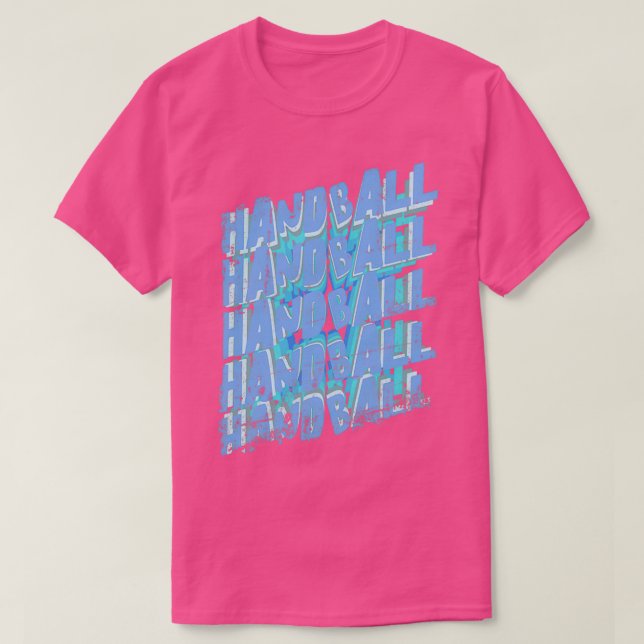 Handball Handbollhanterare Handballspieler 18 T Shirt (Design framsida)