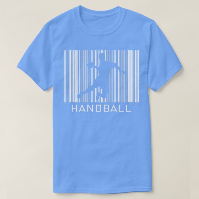 Handball Hobby med streckkod 4 T Shirt (Design framsida)