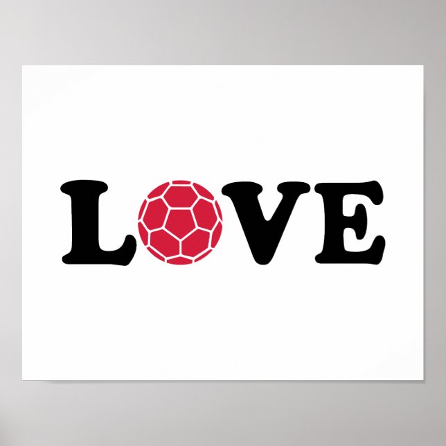 Handball Kärlek Poster (Framsidan)