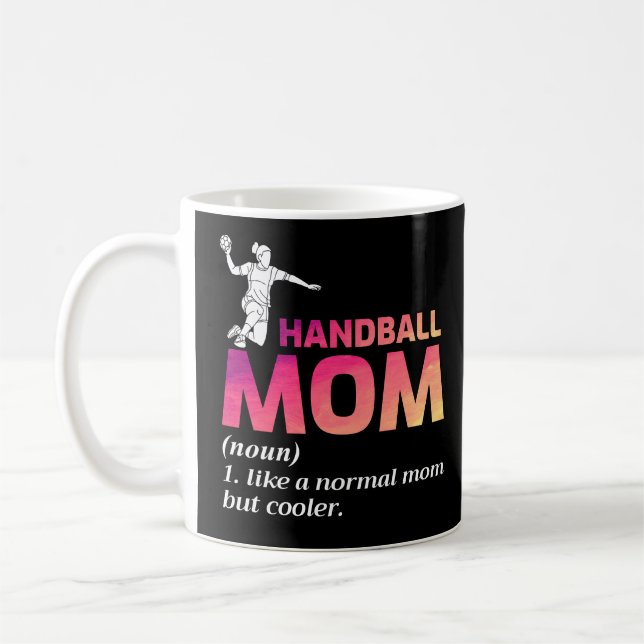 Handball Mamma Mors dag Kaffemugg (Vänster)