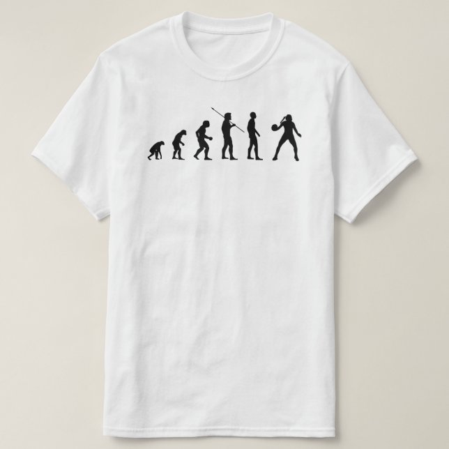 Handball Player Evolution Of Man Sports Meme Bv T Shirt (Design framsida)