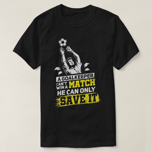 Handball Player Funny Sport Team Gift Idea Goalkee T Shirt (Design framsida)