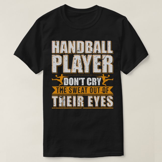 Handball Player Gift Funny T Shirt (Design framsida)