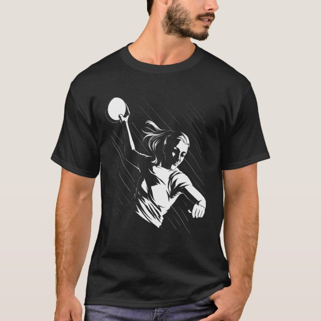 Handball Player Handball Ball Outfit Handball Live T Shirt (Framsida)