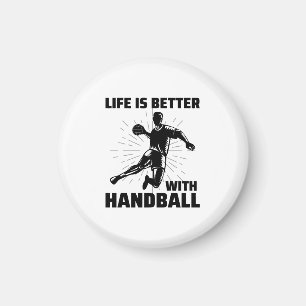Handball Player Sport Team Handballer Funny Say Magnet