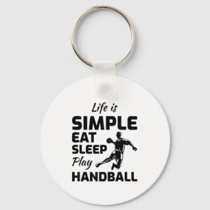 Handball Player Sport Team Handballer Funny Say Nyckelring