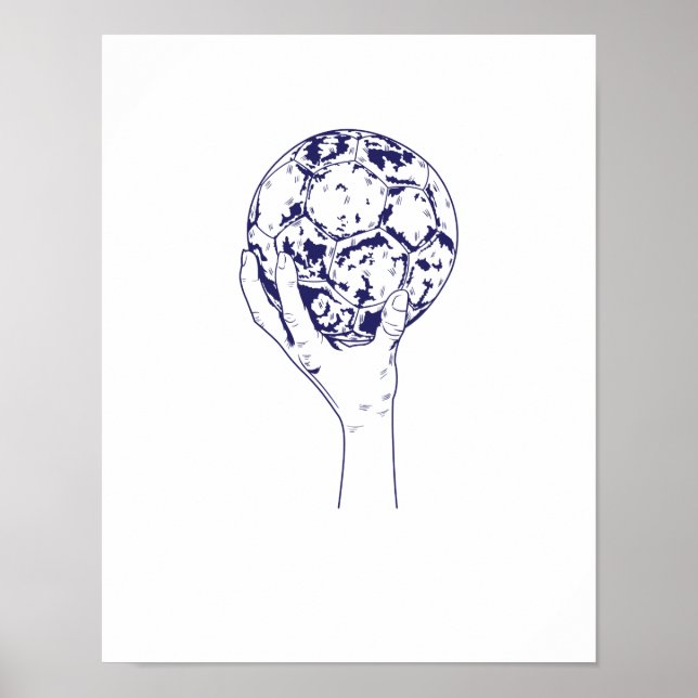 Handball Pokal Poster (Framsidan)