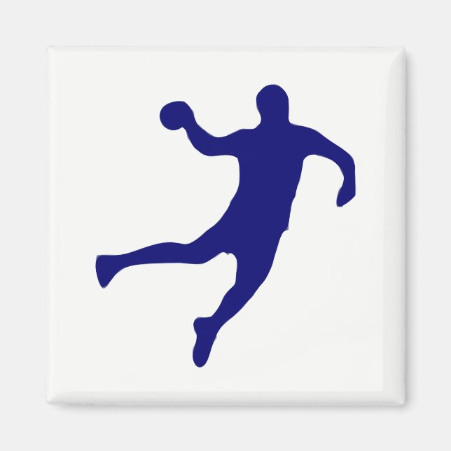 Handball Silhouette Magnet (Framsidan)