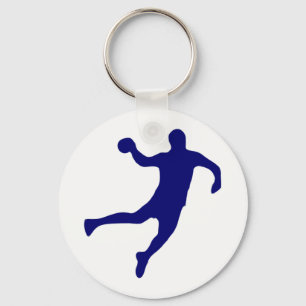 Handball Silhouette Nyckelring