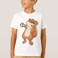 Handball-spelare för ekorbollspelare