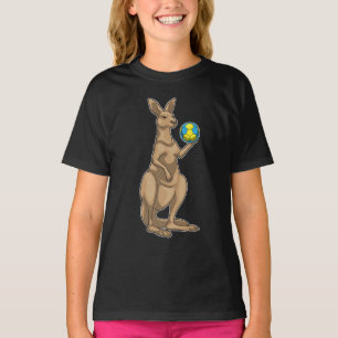 Handball-spelare i Kangaroo Handball T Shirt