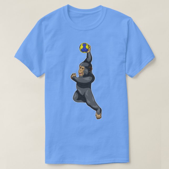 Handball-spelarhandboll T Shirt (Design framsida)