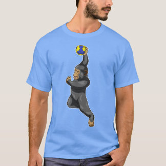 Handball-spelarhandboll T Shirt