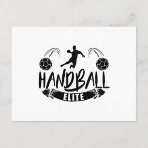Handball Team Handbollsspelare Idrott-tränare Vykort