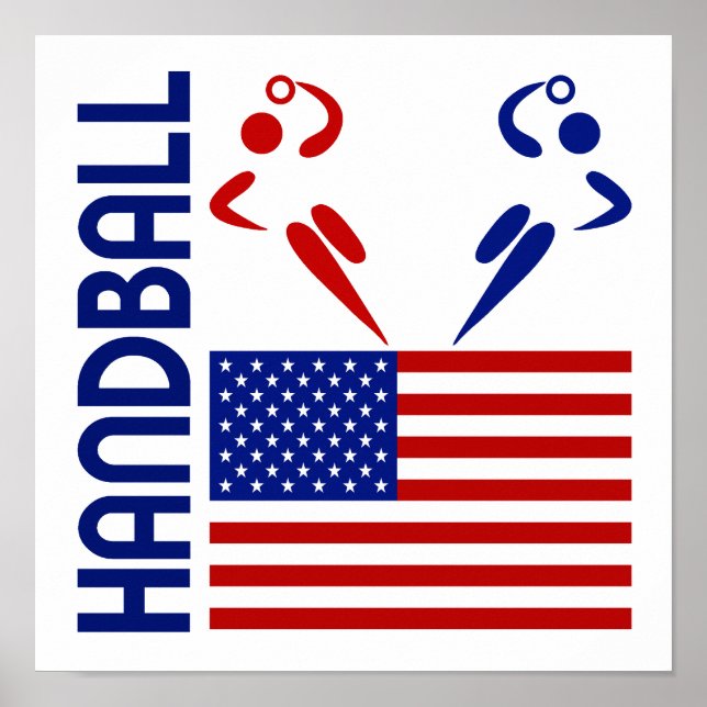 Handball United Stater Poster (Framsidan)