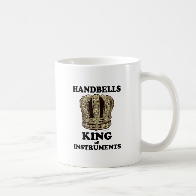 Handbell Kung för instrument Kaffemugg (Höger)