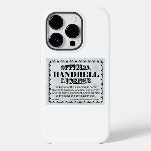 Handbell License Fodral-Mate iphone case (Baksida)