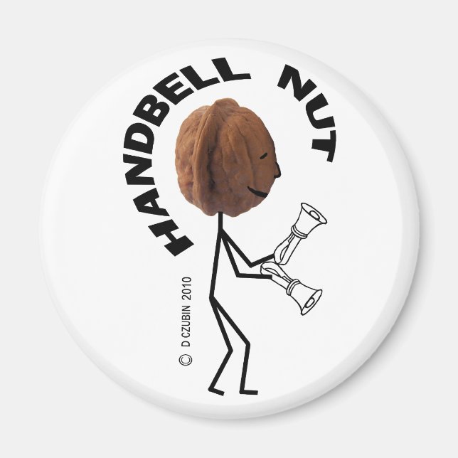 Handbell Nöt Magnet (Framsidan)