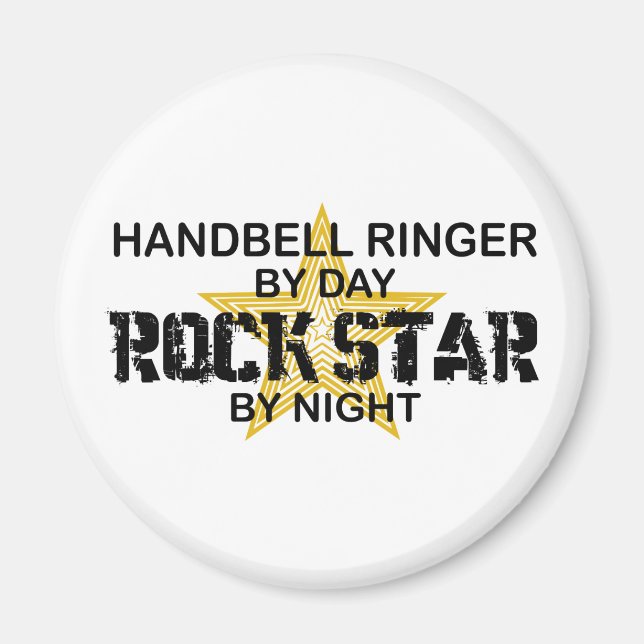 Handbell RInger-Rockstjärna efter natt Magnet (Framsidan)