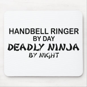HandbellRinger dödliga Ninja vid natt Musmatta