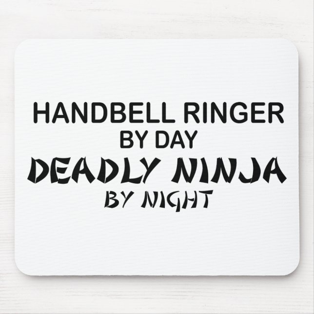 HandbellRinger dödliga Ninja vid natt Musmatta (Framsidan)