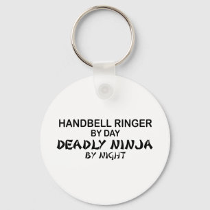 HandbellRinger dödliga Ninja vid natt Nyckelring