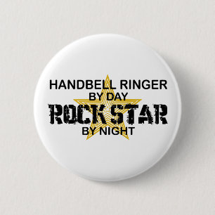 HandbellRIngerrockstjärna vid natt Knapp