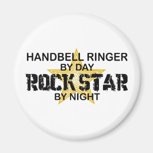 HandbellRIngerrockstjärna vid natt Magnet