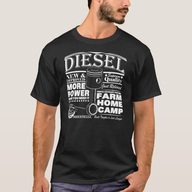 Handbilldieselannons Tee Shirt (Framsida)