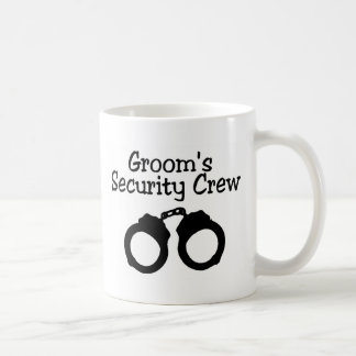 Handbojor för brudgumsäkerhetsbesättning kaffemugg