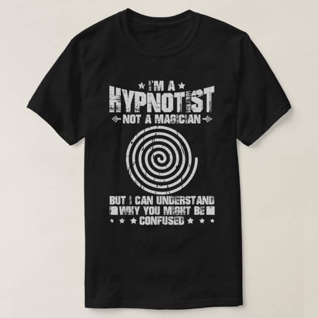 Handbok för Hypnosis Sviloläge Hypnotist Spiral -  T Shirt (Design framsida)