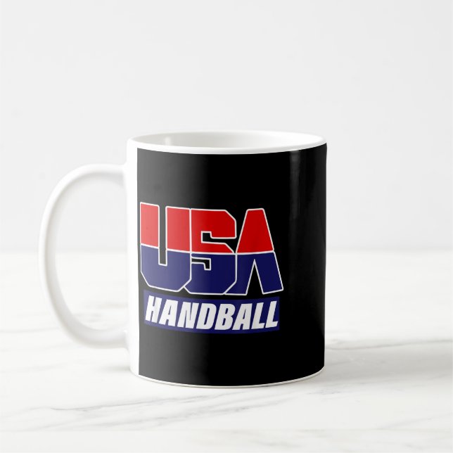 Handboll 2021 Usa Lag Kaffemugg (Vänster)