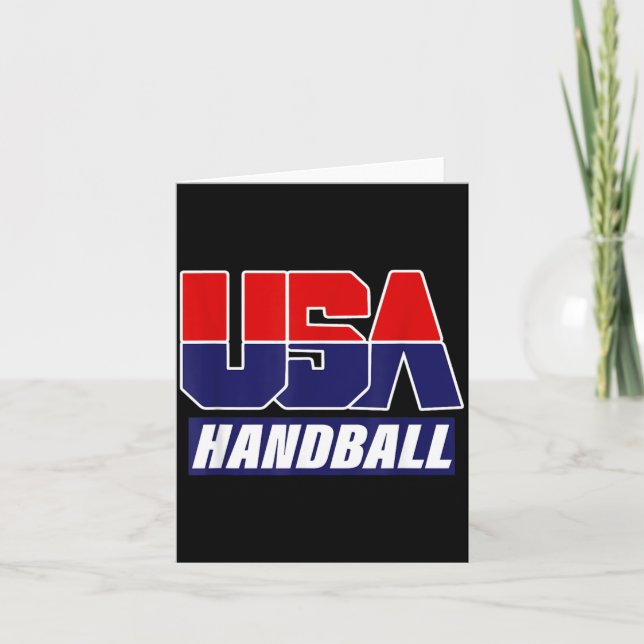 Handboll 2021 Usa Lag Kort (Framsida)