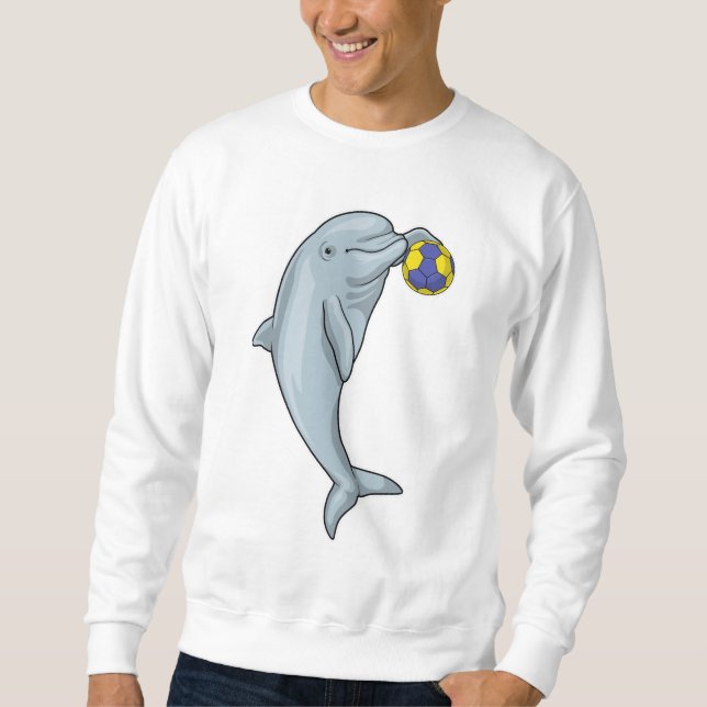 Handboll för Dolphin Handball-spelare Lång Ärmad Tröja (Framsida)